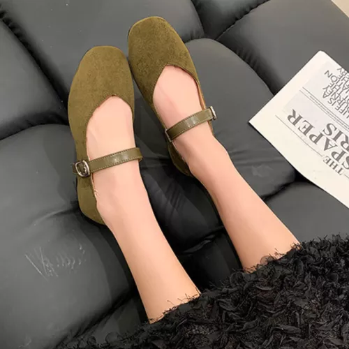 Ballerine donna slip on scuola Mary Jane punta tonda decolte comode ragazza passeggio - Foto 4 di 27