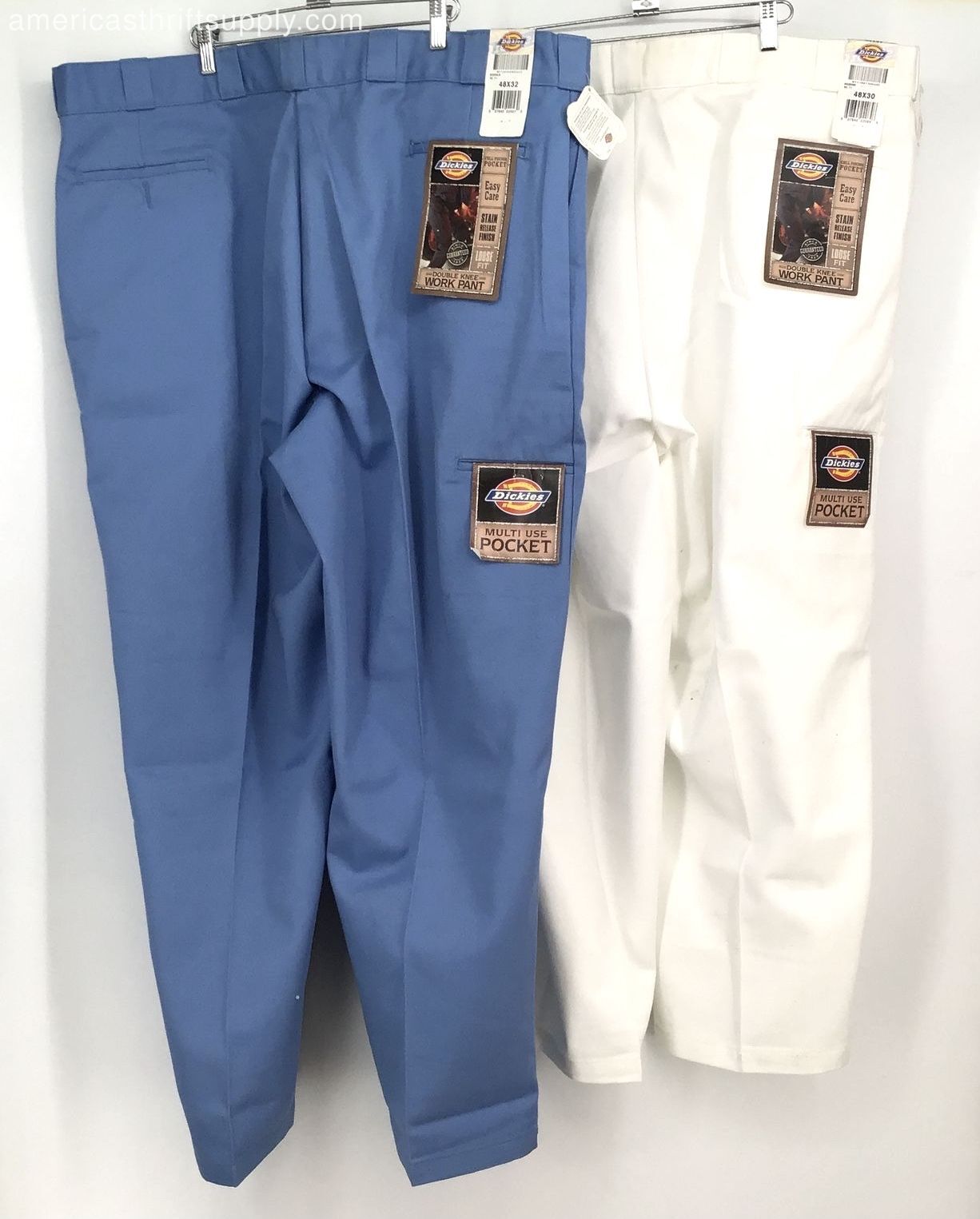 NWT Dickies Men's Multicolor Double Knee Work Pants Size 48X30 Lot Of
