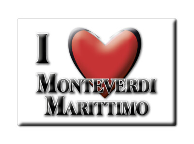 Monteverdi Maritime Magnet (PI) - Tuscany Fridge Magnet Souvenir Italy