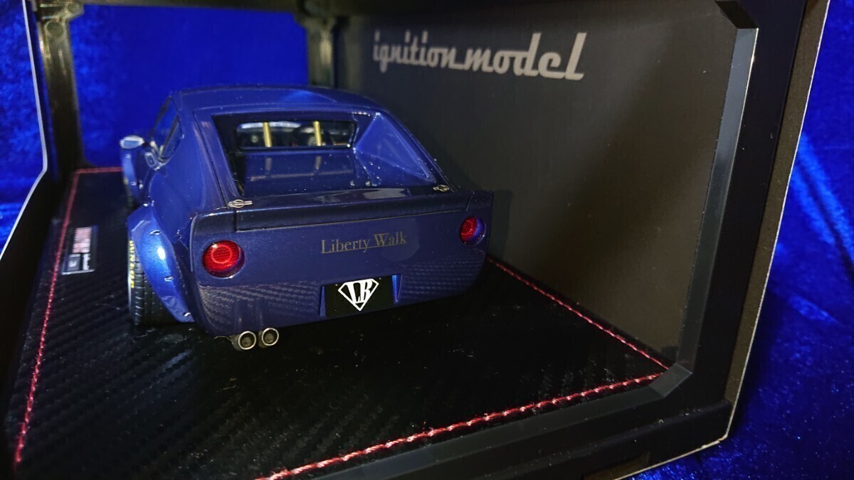 1/18 Ignition Model LB Works Nissan Fairlady Z S30 Blue w/ Box