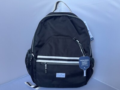 NWT Tommy Bahama Pickleball Backpack Black with Water Bottle  display picture 1