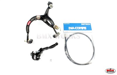 Dia-Compe MX1000 / MX121 Old School BMX Rear Brake Kit - Dark Blue