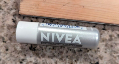 NIVEA Dewy Lip Care with Hyaluronic Acid Lip Balm 0.18 OZ NWOB