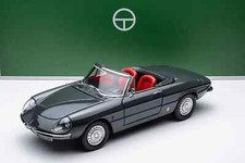 Alfa Romeo 1600 Duetto Spider graphite Touring Modelcars 18120003 1/18