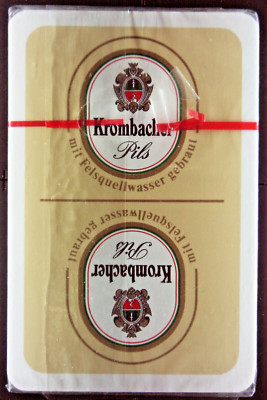 Skatspiel/Krombacher Pils Berliner Spielkarten Deckblatt ''Rekord'' (OVP)
