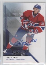 2014-15 SP Game Used Rookies Blue Auto Jiri Sekac #109 Auto fv7