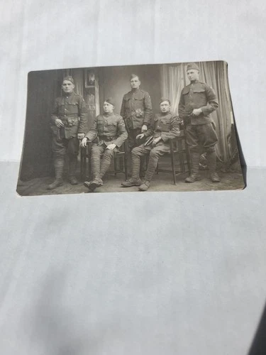 WW1 Postcard RPPC MPs Military Police In Germany