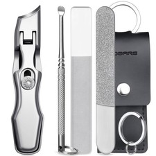 Slanted Nail Clippers for Men Ingrown Toenail Clippers Thick Toenails for Sen...