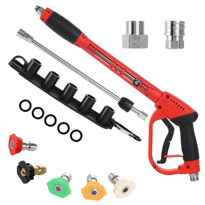 #ad Long Handle Pressure Washer with 5 Nozzle Tips 5000 PSI Adjustable High Pre... $57.24