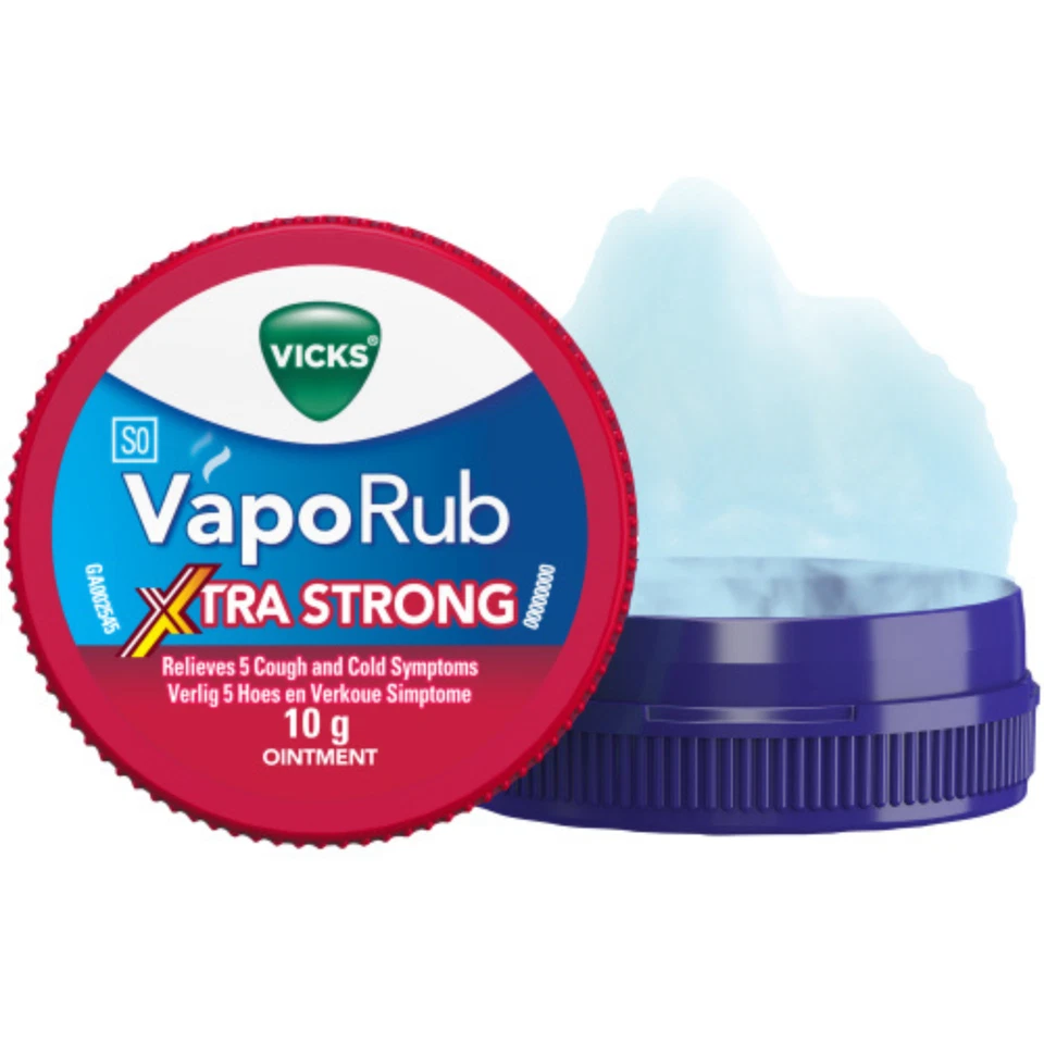 Vicks VapoRub Xtra Strong 10ml – Cold & Headache Relief Pocket Size, Fast-Action - Image 4 of 4