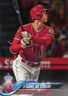 2018 Topps Update Shohei Ohtani 3 Game HR Streak RC #US189 Dodgers