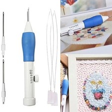 Embroidery Punch Needle Kit 3 Sizes Embroidery Needles Sewing Punch Pen Set UK