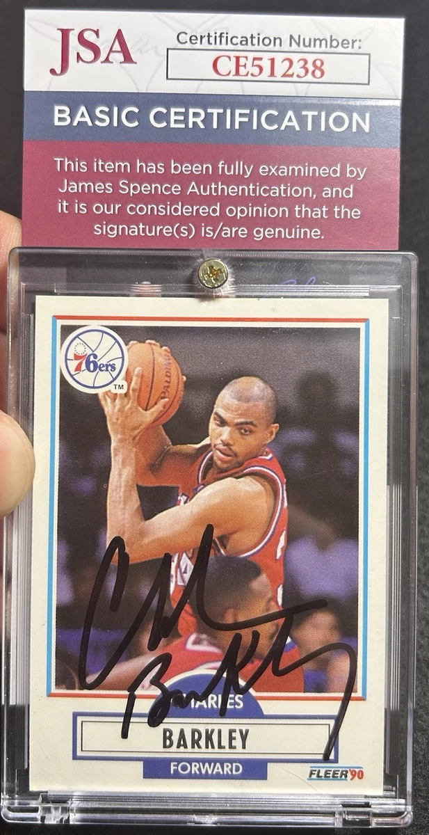 Charles Barkley Basketball Original Autographed Sports Trading
