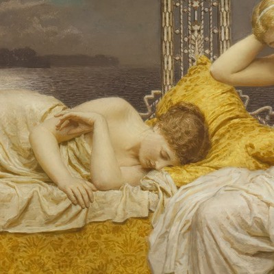 Moore A Summer Night 1887 Fine Art Giclée Druck Poster Galerie Wandbild Vintage
