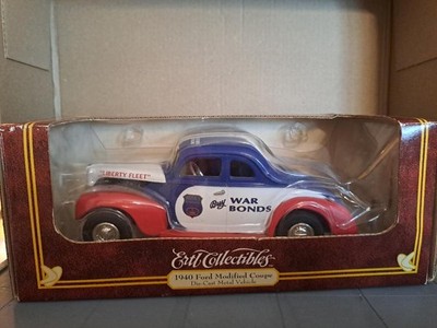 ERTL COLLECTIBLES 1940 FORD MODIFIED COUPE '' BUY WAR BONDS '' ''NEW''-