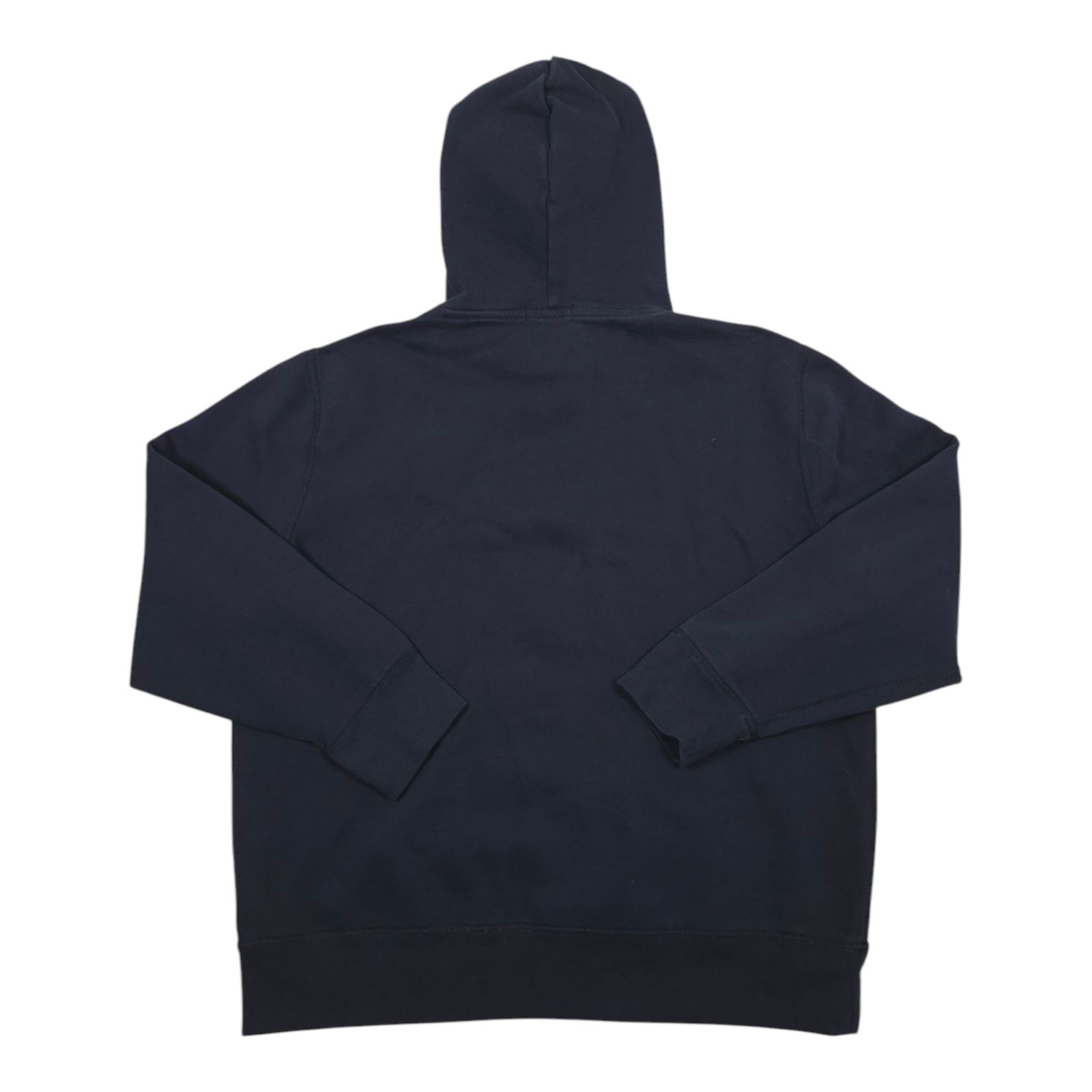 Polo Ralph Lauren blu navy felpa con cappuccio logo pony uomo XL boxy fit