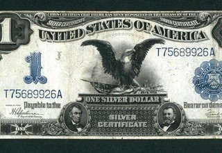 $1 1899 (( BLACK EAGLE )) Silver Certificate PAPER CURRENCY AUCTIONS