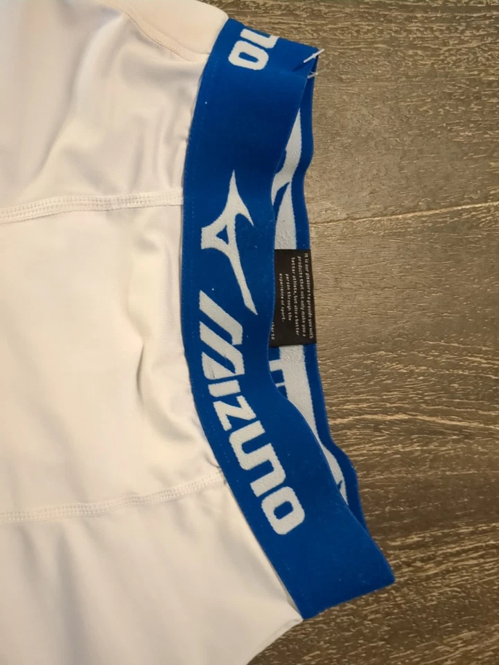 Men's Mizuno Baseball Sliding Shorts White Size Medium - Image 3 of 4