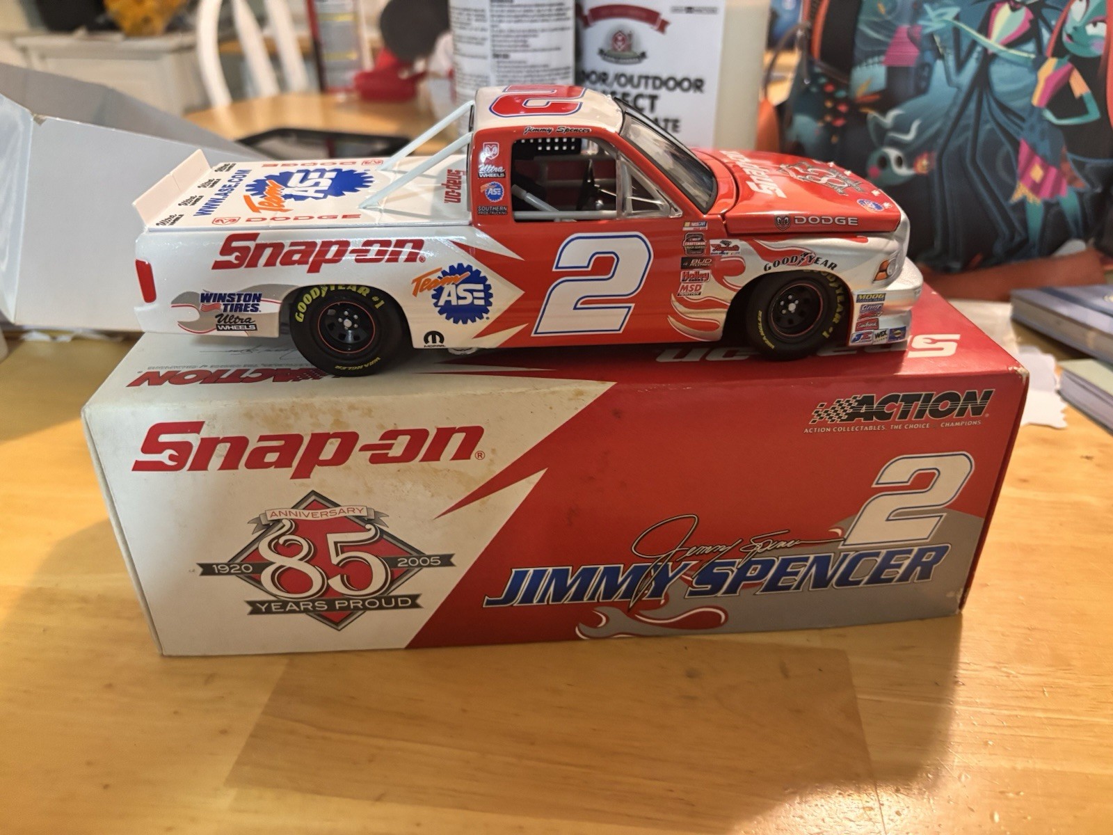 2004 Action #2 Jimmy Spencer Dodge Ram Snap-On 85th Color Chrome RARE! 1 of 288