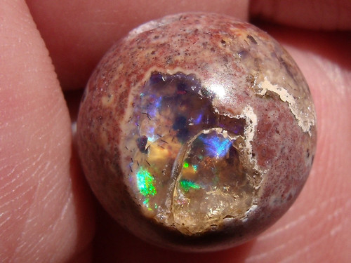 15.47 Ct. Mexican Cantera fire opal bead