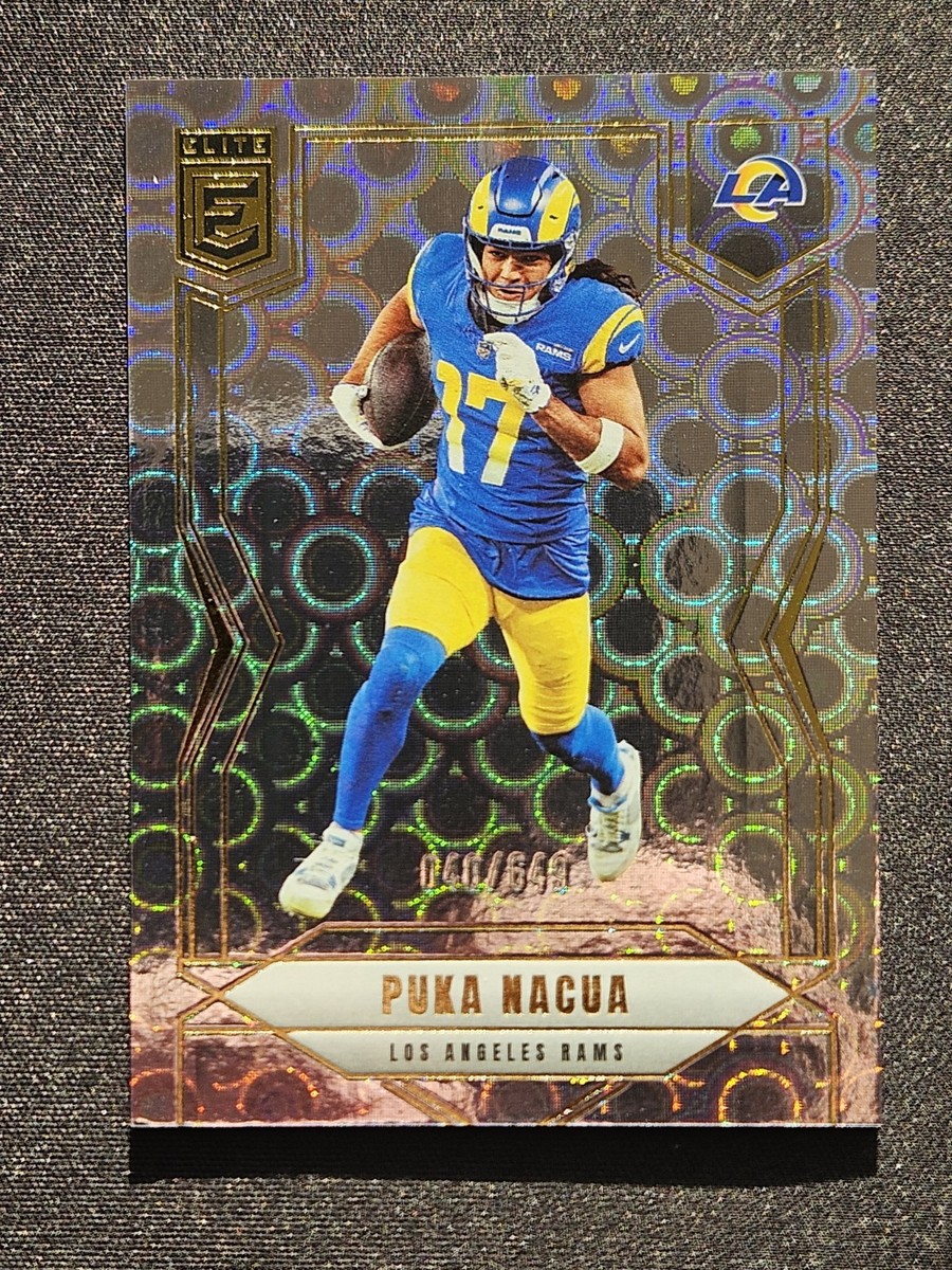 2025 Panini Donruss Elite Puka Nacua /649 #56 RC Los Angeles Rams