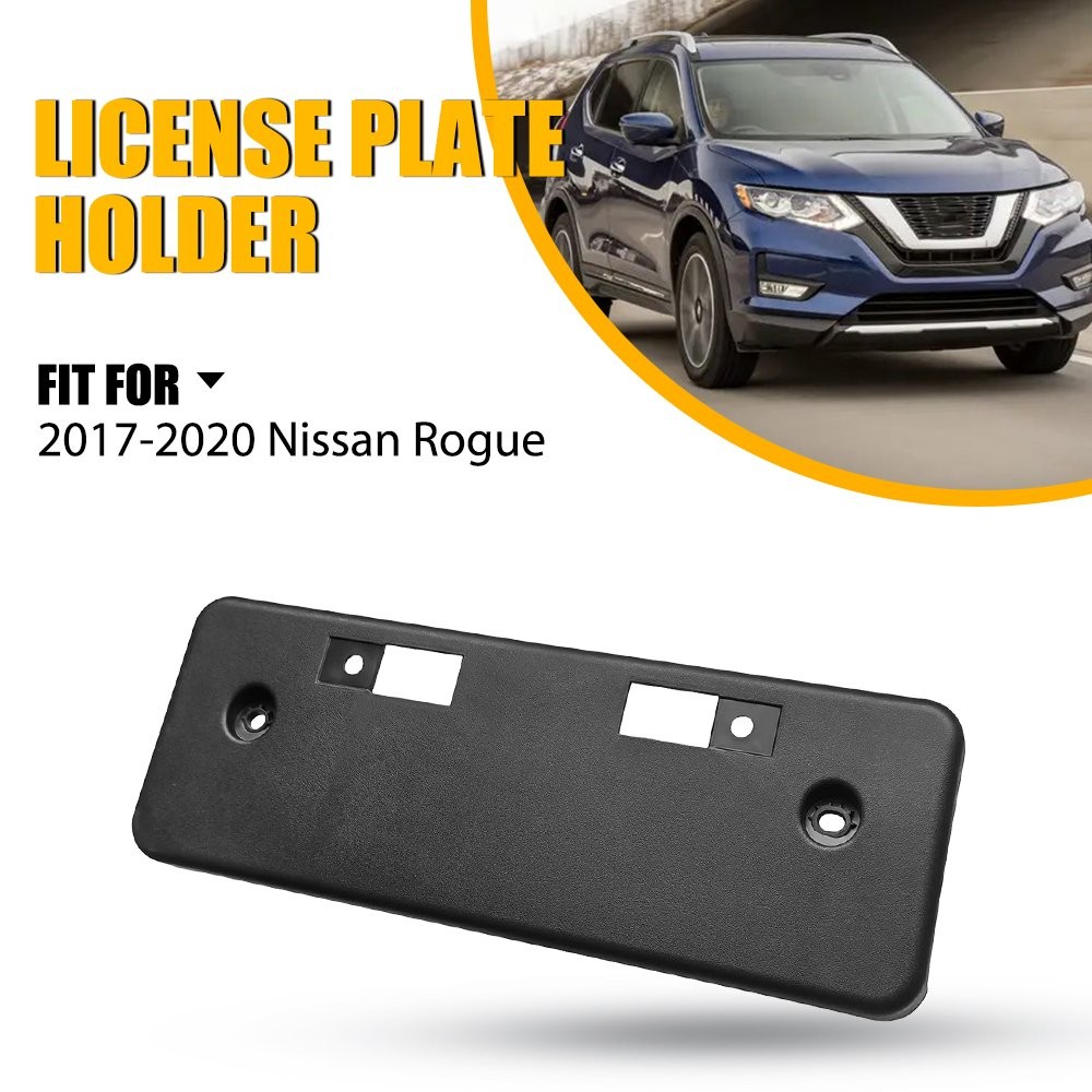 Fits 2017-2020 Rogue Nissan Front License Plate Frame Holder Bracket NI1068141 M