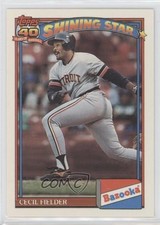 1991 Topps Bazooka Shining Stars Cecil Fielder #8 5hy