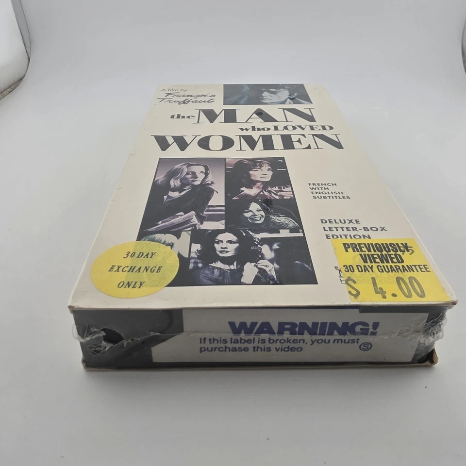 The Man Who Loved Women VHS Sealed By Blockbuster - French w English Subtitles - Image 4 of 4