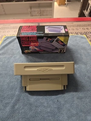 Super Nintendo SNES Game Converter FONCTIONNE Bon État Avec Boîte - Photo 1/4