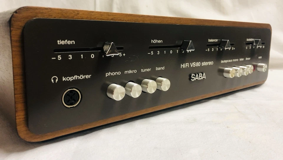 Amplificatore SABA Hi-Fi VS80 Vintage Top - Immagine 3 di 4