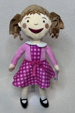 New! Pinkalicious Victoria Kann Plush Girl 15” Doll pink dress Kohls Cares