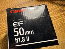 Canon EF 50mm F1.8 II Lens - Black