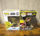 Funko Pop! Vinyl Star Wars Yoda #269 & Boba Fett #769 2-Pack w/ Protectors