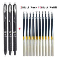Press Erasable Gel Pen 0.5Mm Large Capacity Erasable Refill Replaceable Rods Was