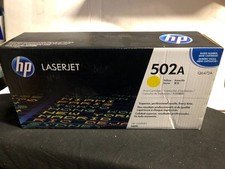NEW Factory Sealed Genuine HP Q6472A 502A Yellow Toner Cartridge LaserJet 3600