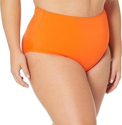 Essentials Women's Plus Classic Bikini Swimsuit Bottom, Orange, 5X