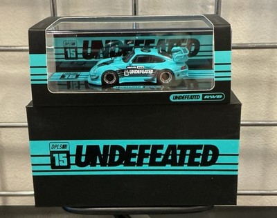 Inno64 x DPLS x Undefeated 1/64 Porsche 911 RWB Tiffany Blue