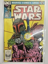 Star Wars #68 Comic Book (Marvel 1983) Boba Fett Cover, VG/FN Condition