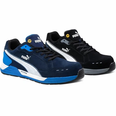 Mens PUMA AirTwist Low S3 Safety Trainers Composite Toe Midsole Work Shoes - Image 1 of 4