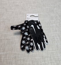 NIKE Georgia Bulldogs Vapor Jet 7.0 Football Gloves Large Mens Black White