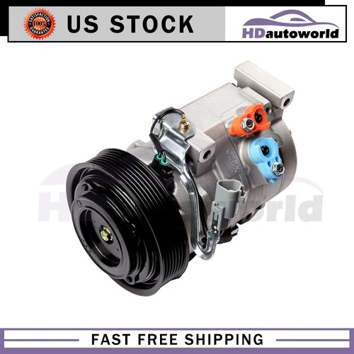 AC Compressor w/Clutch for Toyota Camry 02-06 Highlander 01-07 Solara 02-08 2.4L