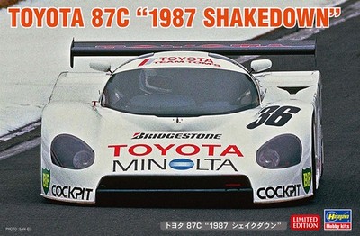Hasegawa 20500 1:24 Toyota 87C 1987 Shakedown Race Car Plastic Model Kit