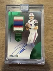 Panini 2021 Eminence Josh Allen Patch Autographs Buffalo Bills Auto /3