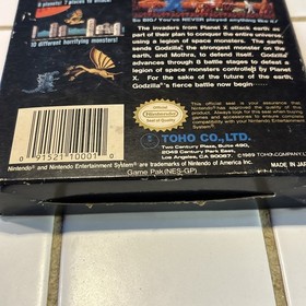 Nintendo NES Godzilla: Monster of Monsters! Complete In Box!