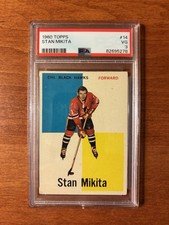 1960 Topps Stan Mikita RC #14 PSA 3  Excellent Centering and Color!  High end 3