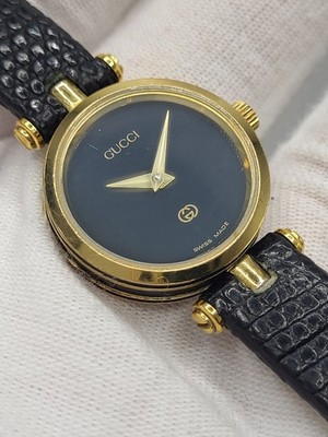 ▶️ Vintage [WORKS] 1980's Gucci Enamel Women's Watch Swiss Made