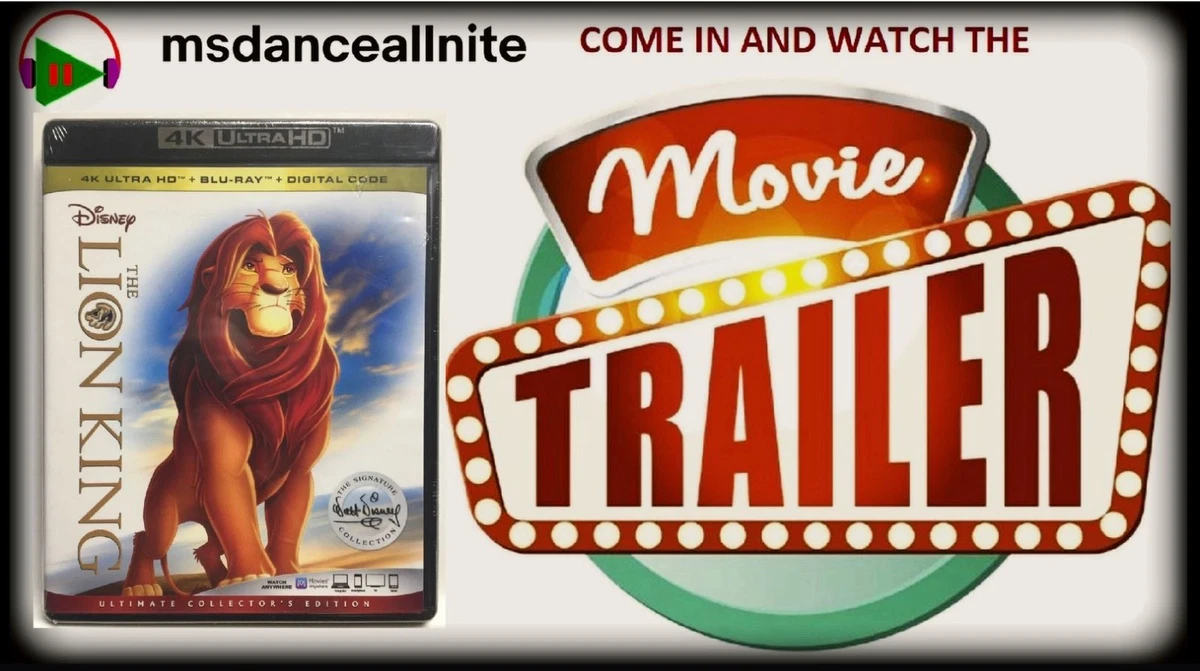 The Lion King Special Edition Blu-ray Discs for sale | eBay