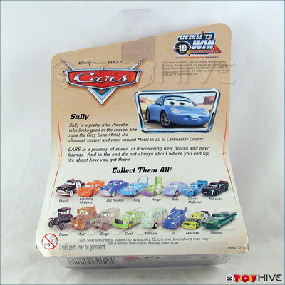 Disney Pixar Cars Sally Porsche original desert scene 16 back 16C