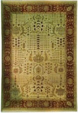 9x12' Light Beige rust Vegetable Dyed Chobi Rug 72553