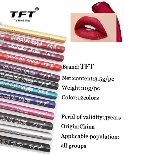 Pencil with Sharpener Eye Shadow&Liner Pen Highlighter Pigment Matte Waterproof - Picture 5 of 18